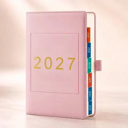 📅🔥 50% OFF! A5 2027 One-Day-Per-Page Diary Notebook – 385 Daily Pages, Monthly & Yearly Overview, Goal Tracker & Lay-Flat Binding ✨
