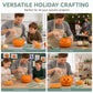 3-in-1 Pumpkin Carving Kit & Melon Pulp Separator Set