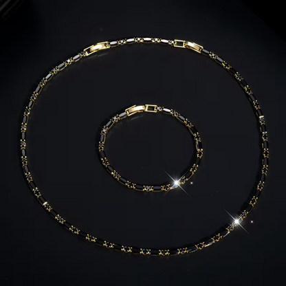 ⏳Time-Limited Special⏰Sparkling Jewelry Set for Men – Statement Cubic Zircon, Refined Street Luxe & Adjustable Fit ⛓️