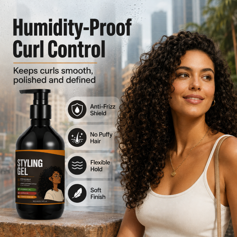 🥳HOT SALE! Stronq Hold Curly Hair Styling Gel💇