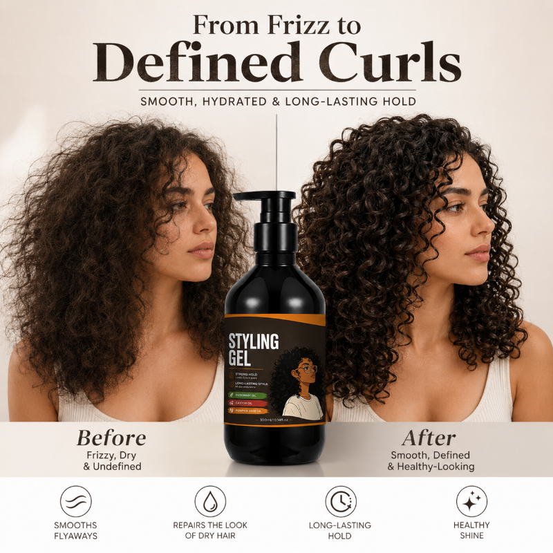 🥳HOT SALE! Stronq Hold Curly Hair Styling Gel💇