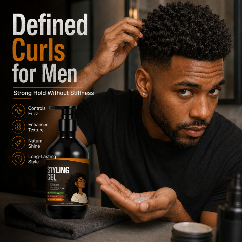 🥳HOT SALE! Stronq Hold Curly Hair Styling Gel💇