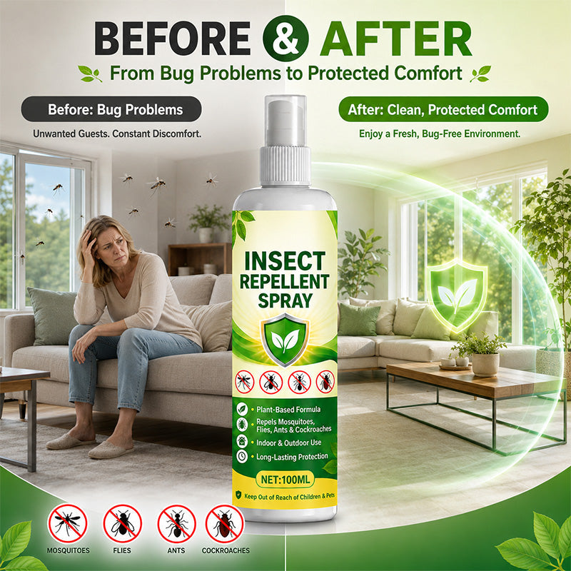 🥳HOT SALE! Plant-Based Insect Repellent Spray 🌿✨