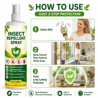 🥳HOT SALE! Plant-Based Insect Repellent Spray 🌿✨