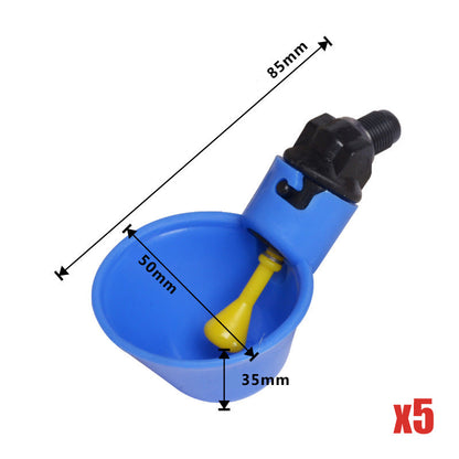 🥳HOT SALE! Gravity-Fed Automatic Chicken Waterer Cups🐔✨