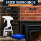 Fireplace Cleaner Spray with Towel