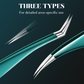 Professional Stainless Steel Facial Blackhead Tweezers