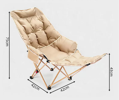 ✨ 50% OFF! Portable, Adjustable Folding Chair for Outdoor Use — Lightweight, Sturdy & Versatile 🪑🏕️ (Buy 2 & Save £5!)