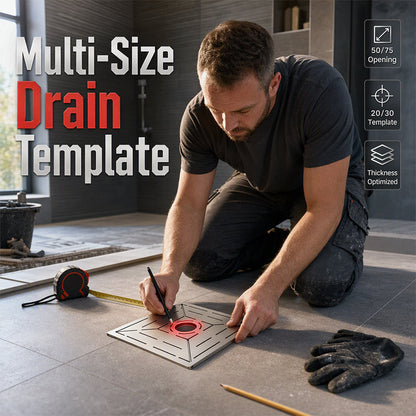 Galvanized Steel Floor Drain Tiling Ruler