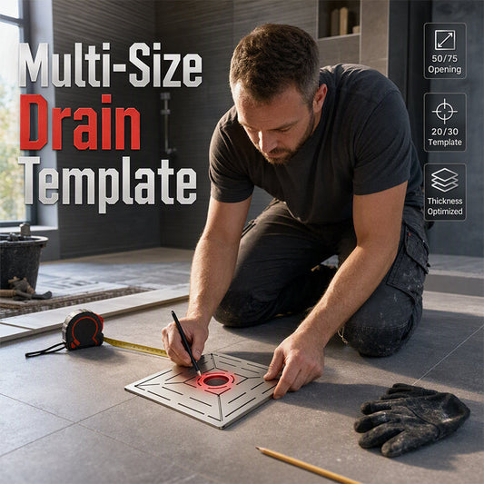 Galvanized Steel Floor Drain Tiling Ruler