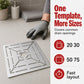 Galvanized Steel Floor Drain Tiling Ruler