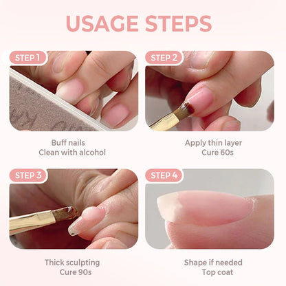 2-in-1 Self-Leveling Nail Builder Gel