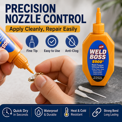 Quick-Dry Multifunctional Super Glue Adhesive