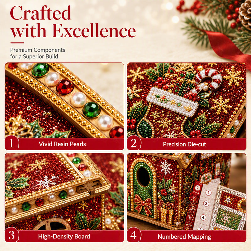 🎄HOT SALE! 3D DIY Pearl Art Christmas Painting Kit ✨🎅