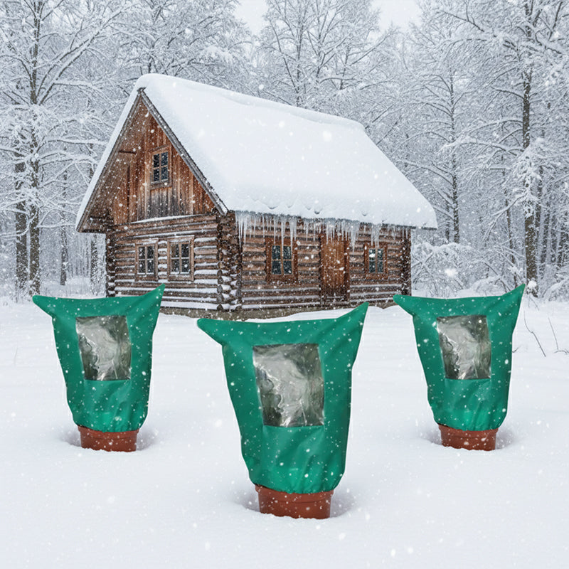 🌿 WINTER GARDEN ESSENTIAL | Plant Frost Protection Cover – Breathable Reusable Cover for Shrubs, Pots & Young Trees