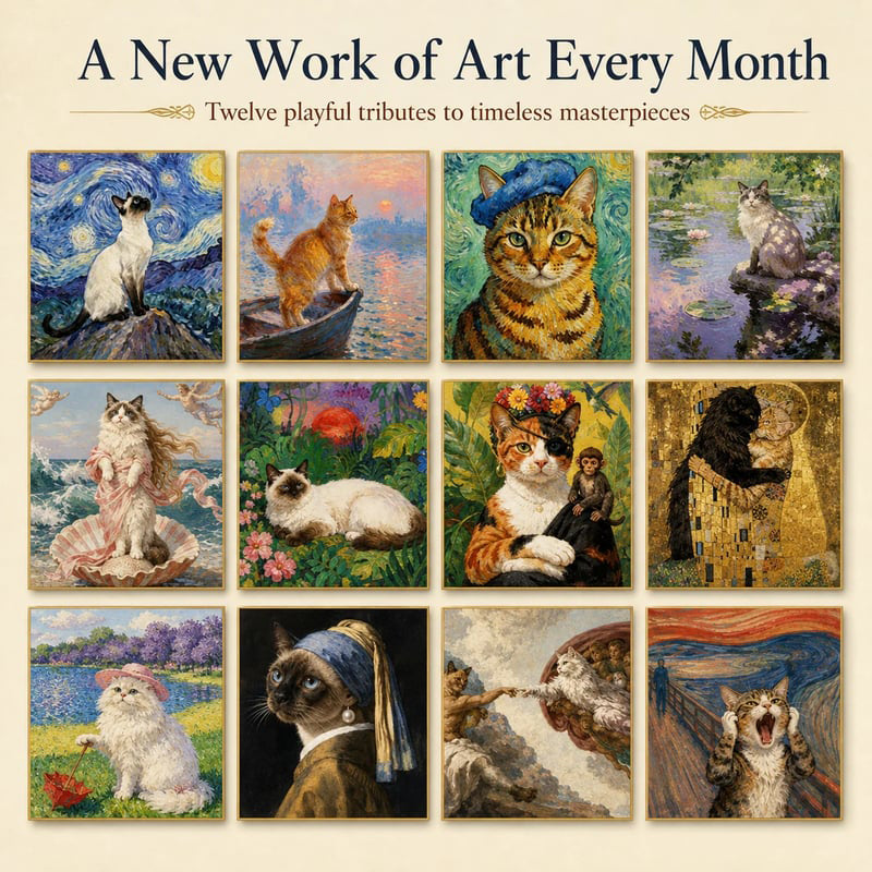 ⏳Limited-time 50% off⏰2027 Funny Cat Meme Calendar🐱📅