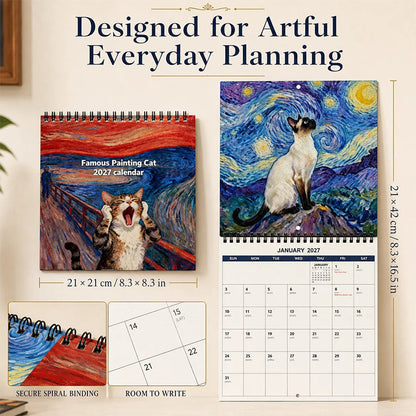 ⏳Limited-time 50% off⏰2027 Funny Cat Meme Calendar🐱📅