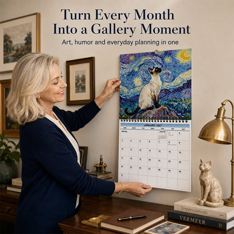 ⏳Limited-time 50% off⏰2027 Funny Cat Meme Calendar🐱📅