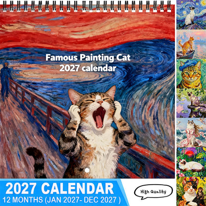 ⏳Limited-time 50% off⏰2027 Funny Cat Meme Calendar🐱📅