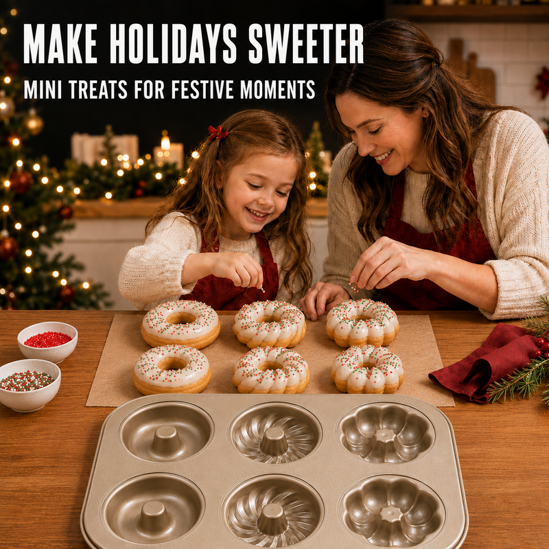 🧁HOT SALE! Multi-Cavity Non-Stick Mini Bundt Cake Pan🎂✨