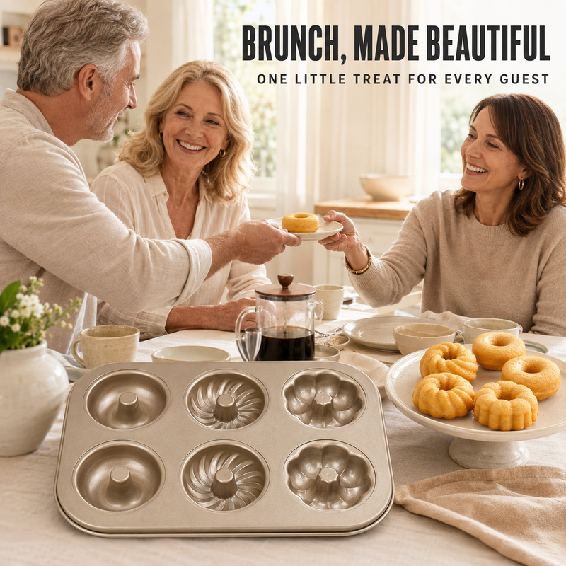 🧁HOT SALE! Multi-Cavity Non-Stick Mini Bundt Cake Pan🎂✨