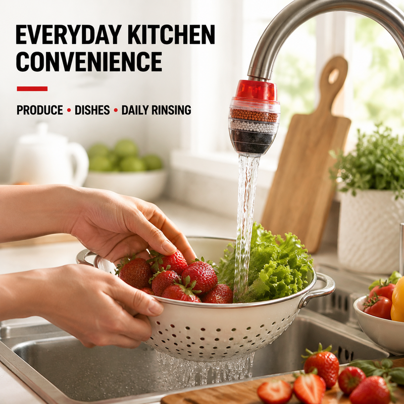 Easy Install 5-Layer Faucet Water Purifier