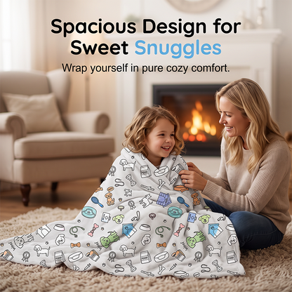 Color & Cuddle Instantly! No-Fade Washable DIY Blanket Kit