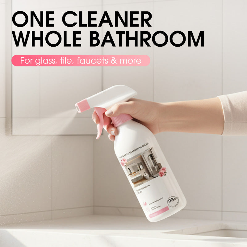 ⏳Time-Limited Special⏰Multi-Purpose Bathroom Cleaner Spray: Removes Limescale & Soap Scum, Botanical Scent, Safe for Glass & Tiles