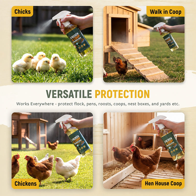 ❄️Summer Special: 50% Off!🐔Poultry & Chicken Coop Mite and Lice Spray – Ready to Use