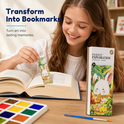 Pocket Watercolor Painting Book for Kids