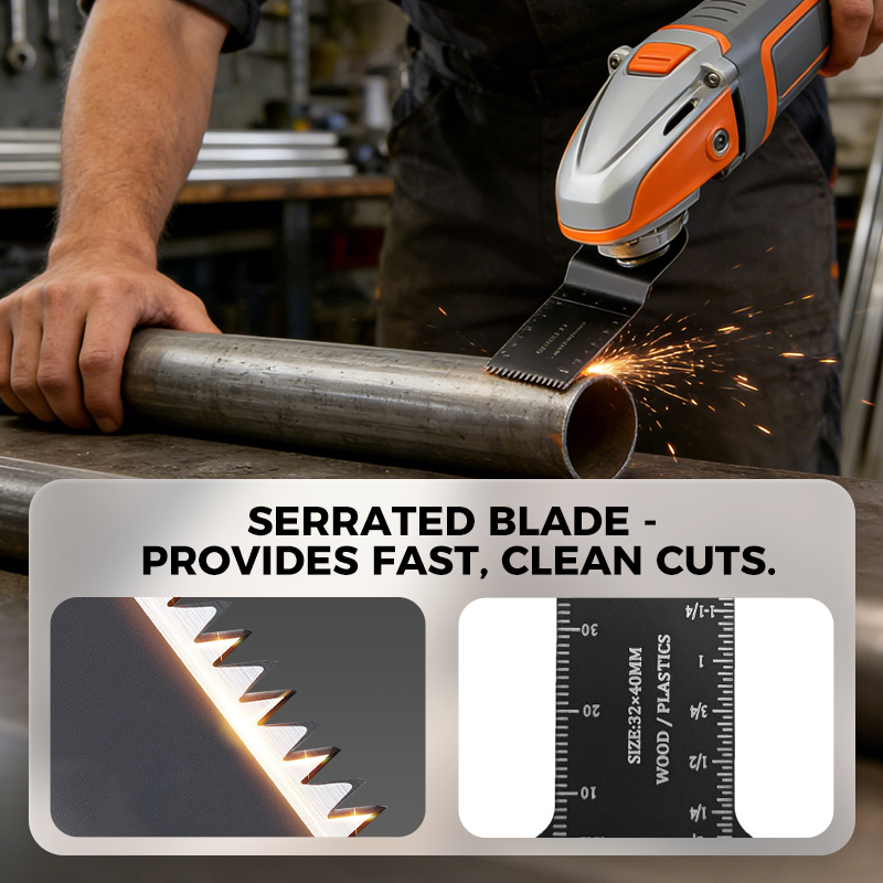 Universal High-Carbon Steel Oscillating Saw Blade