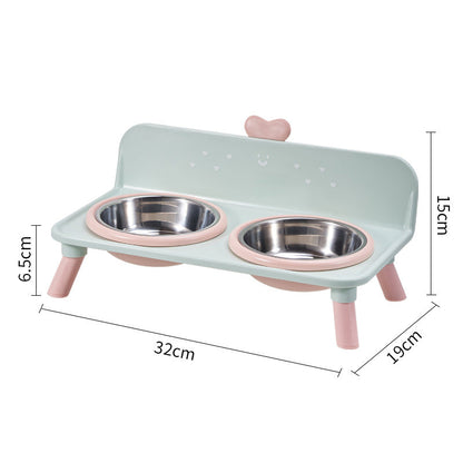 ⏳Time-Limited Special⏰🐾Elevated Double Pet Bowl Feeder | More Natural Feeding Posture For Pets✨