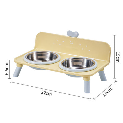 ⏳Time-Limited Special⏰🐾Elevated Double Pet Bowl Feeder | More Natural Feeding Posture For Pets✨