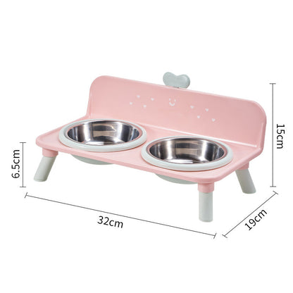 ⏳Time-Limited Special⏰🐾Elevated Double Pet Bowl Feeder | More Natural Feeding Posture For Pets✨