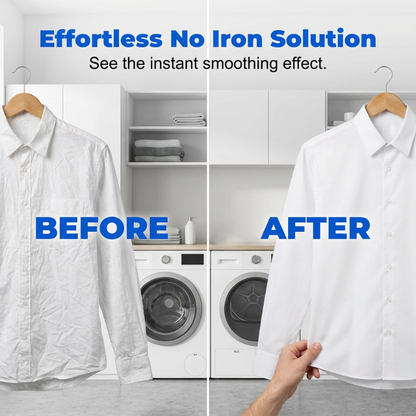 🔥50% OFF! Travel Wrinkle Release Spray – Upgraded Quick Spritz Smooths Shirts, Suits & Dresses, No Iron Needed! ✈️✨