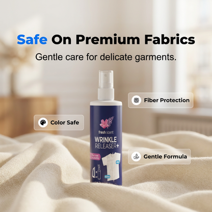 🔥50% OFF! Travel Wrinkle Release Spray – Upgraded Quick Spritz Smooths Shirts, Suits & Dresses, No Iron Needed! ✈️✨