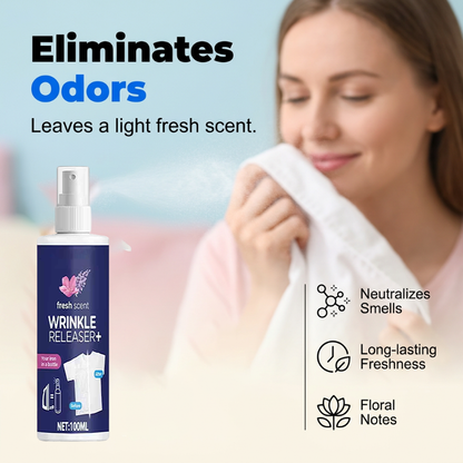 🔥50% OFF! Travel Wrinkle Release Spray – Upgraded Quick Spritz Smooths Shirts, Suits & Dresses, No Iron Needed! ✈️✨