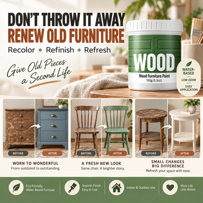 Waterborne Wood Paint Eco-Friendly Furniture Refinishing Paint