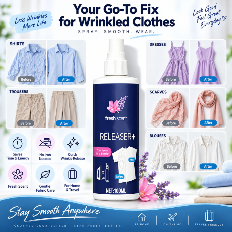 Wrinkle Releaser Spray for Clothes