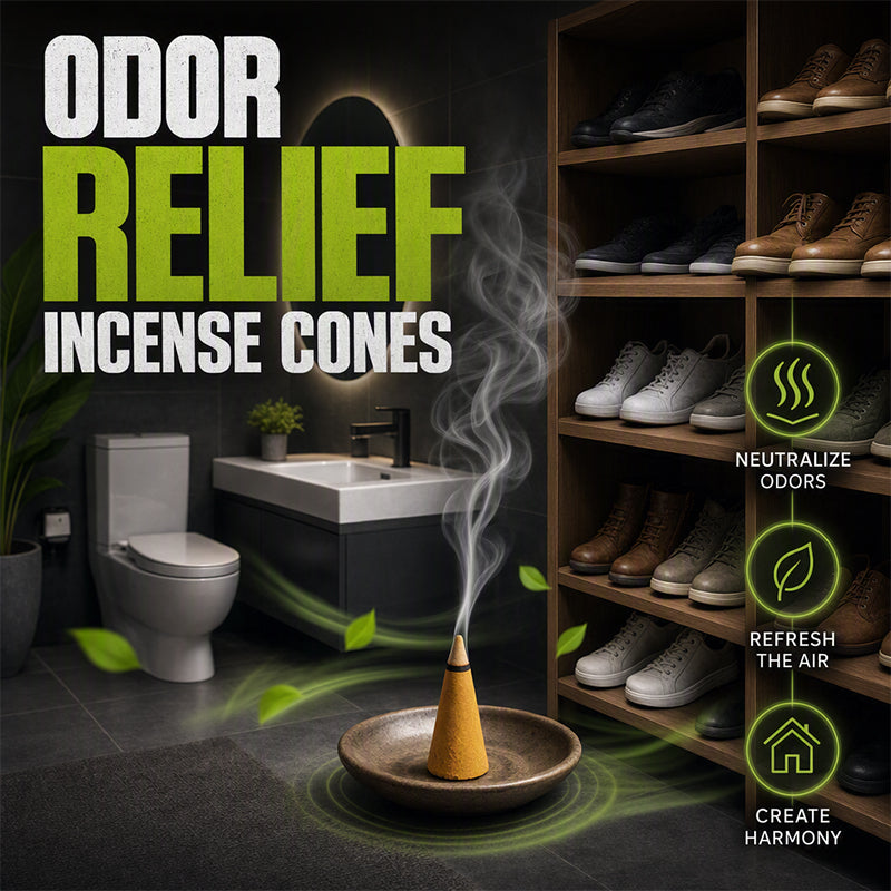 🥳HOT SALE🥳💞10K+ SOLD! Incense Cones! Neutralizes odors, slow burn & 35 cones. Fresh home – grab yours! ✅