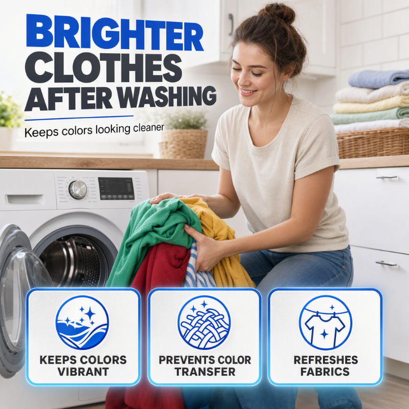 📢📢50% OFF !! ⏰Color Absorbing Sheets for Mixed Laundry