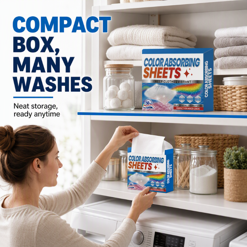 📢📢50% OFF !! ⏰Color Absorbing Sheets for Mixed Laundry