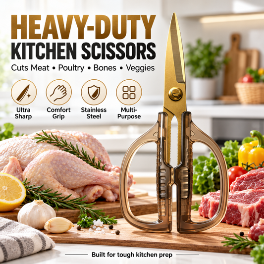✂️HOT SALE!Heavy-Duty Stainless Steel Kitchen Scissors