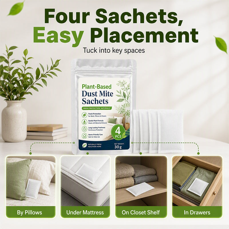 ⏳Limited-time 50% off⏰Plant-Based Mite Repellent Pouches🪄🍃