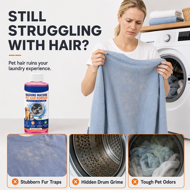 🧺HOT SALE! Washing Machine Deep Cleaner for Pet Hair🐶