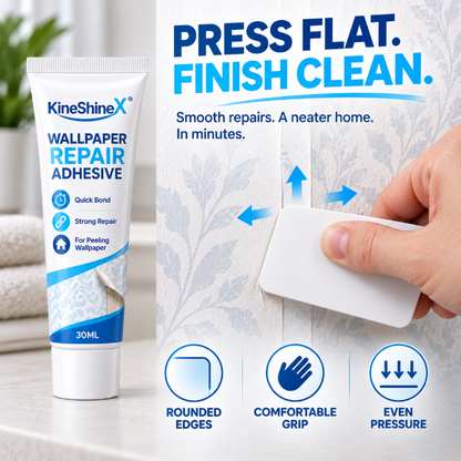 Heavy-Duty Wallpaper Repair Adhesive with Scraper