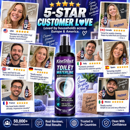 🥳HOT SALE🥳💞10K+ SOLD! Waterline Cleaner – From £6.99! Targets black rings, clinging formula & less scrubbing. Clean bowl – grab yours! ✅