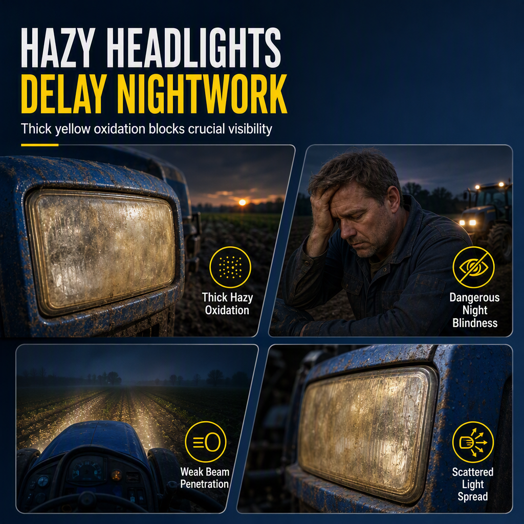 🚜HOT SALE! Agricultural Tractor and Vehicle Headlight Restoration Cream