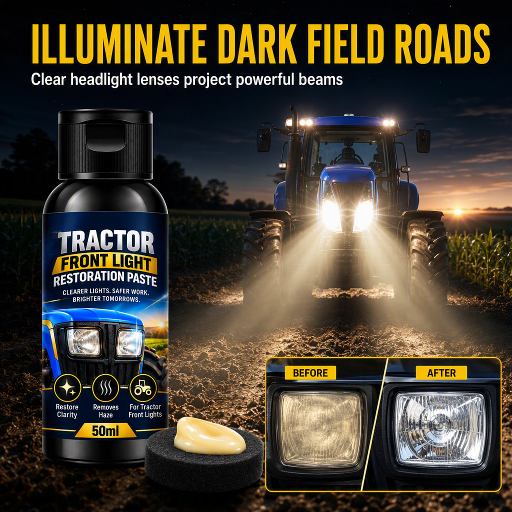 🚜HOT SALE! Agricultural Tractor and Vehicle Headlight Restoration Cream