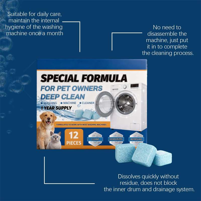 🐾Pet Owner's Washing Machine Cleaner Tablets